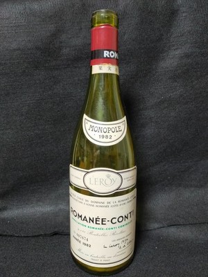 LEROY ROMANEE-CONTI 1982 ロマネコンティ　空き瓶 empty) 1982 Vintage DRC ROMANEE CONTI Leroy Green Bottle From