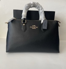 Coach Georgia Satchel Bag CR156, Gold/Black