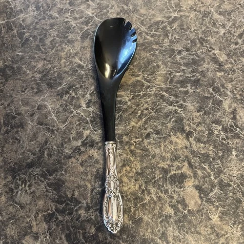 Towle STERLING silver Handle king richard Salad pasta Serving fork spoon  1932