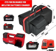 ONLY CASE -Milwaukee 2848-20 M18 18V Cordless Li-Ion Tire Inflator - Bare Tool