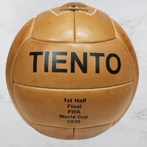 Ballon Officiel Coupe Du Monde 1930 (FIFA) - Taille 5 En Cuir - Édition Vintage - Tiento 1ère Moitié - Neuf