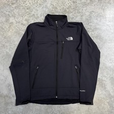 The North Face Apex Jacket Mens Medium Black Softshell Full Zip Hiking Outdoor