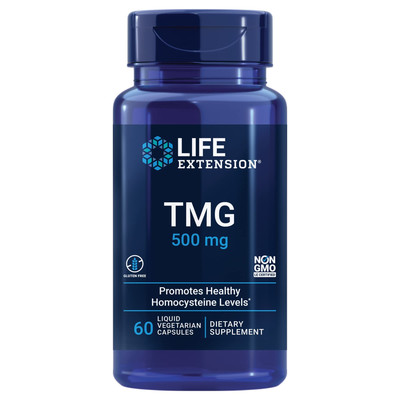 Life Extension TMG 500 mg 60 flüssige pflanzliche Kapseln