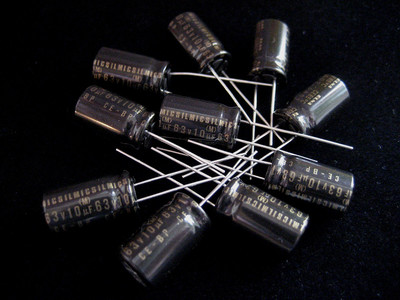 10pcs ELNA RBS Silmic 10µF/63V CE-BP bi-polar nonpolar capacitors 