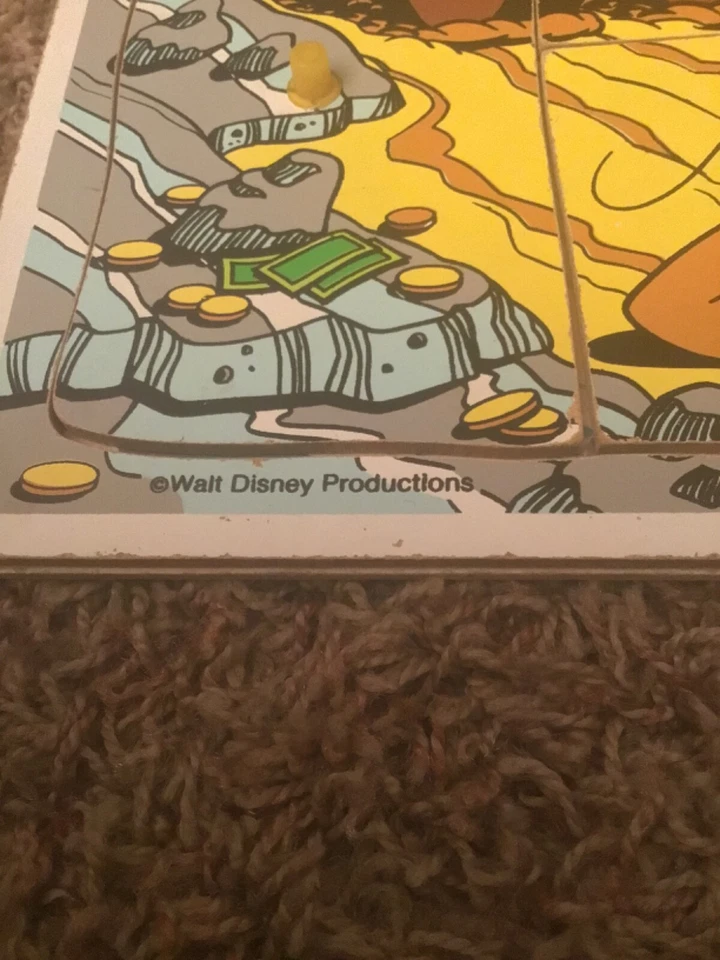 Vintage Playskool Disney Moon Adventure 6 Piece Wooden Puzzle 383-02 - Image 2 of 3