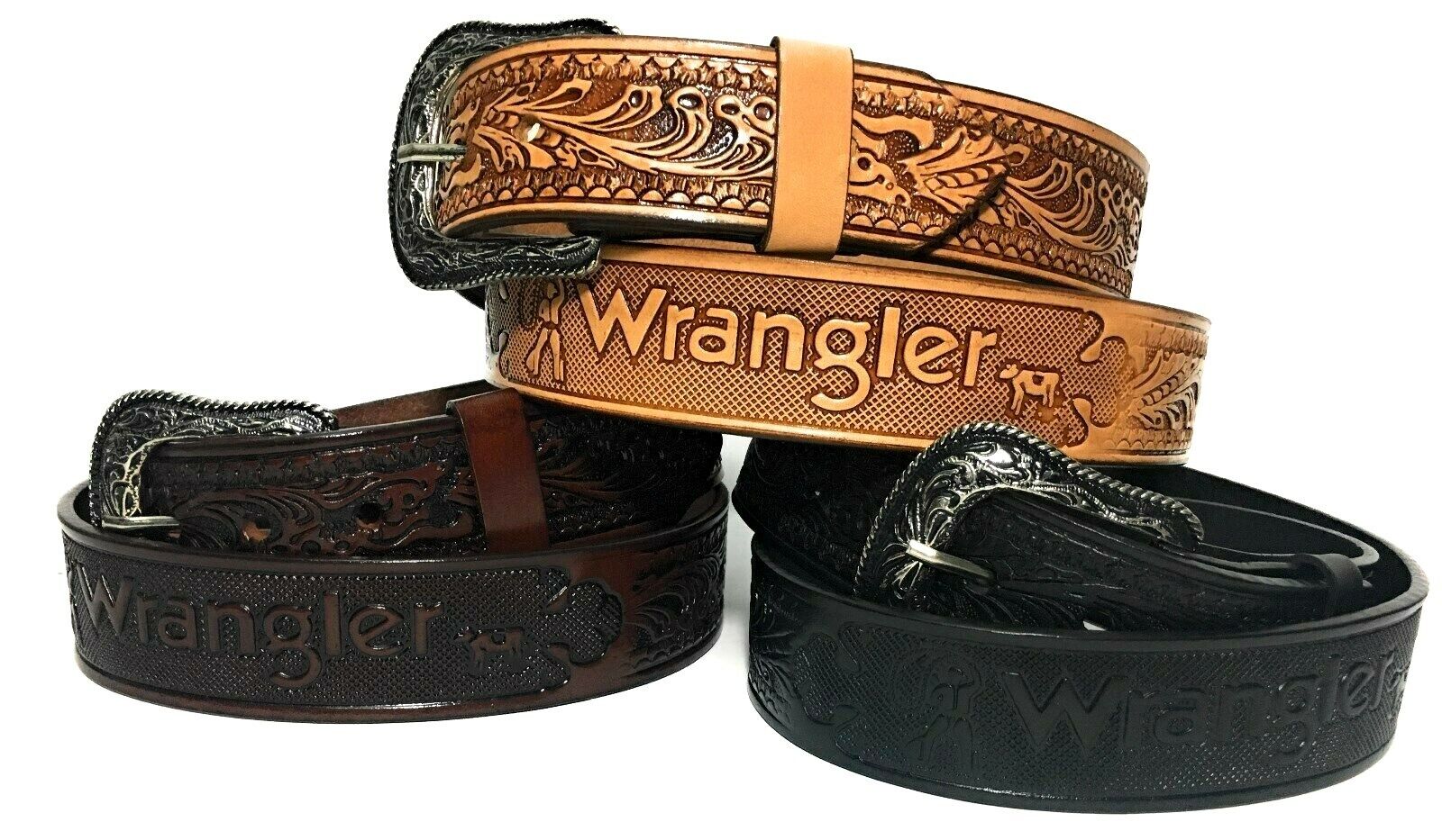 MEN'S WESTERN LEATHER BELT.1.5 inch wide HAND CRAFTED COWBOY RODEO BELT