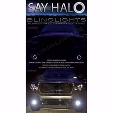 Angel Eye Fog Lights Driving Lamps For 1999-2004 Ford F-150 Svt Lightning Harley