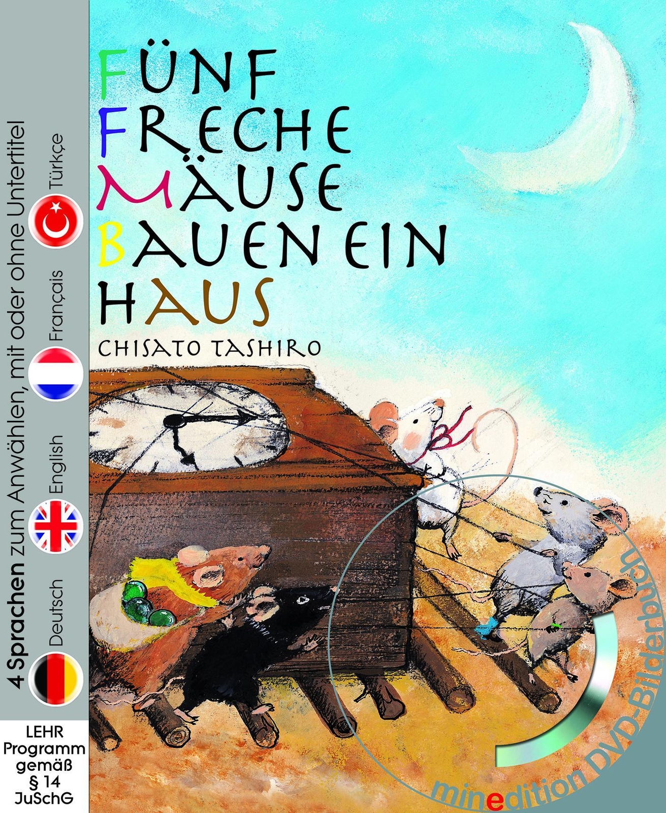 Fünf Freche Mäuse Bauen Ein Haus (buch Mit Dvd) | Chisato Tashiro |
