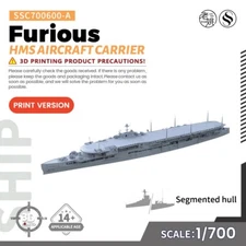 SSMODEL SSC700600-A 1/700 Military Model Kit HMS Furious Aircraft Carrier