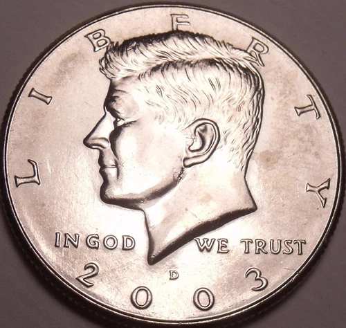 2003-D Kennedy Half Dollar - from OBW Bank BU Roll