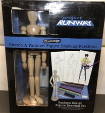Project Runway Fashion Design Figure Drawing Set Sketch Portfolio