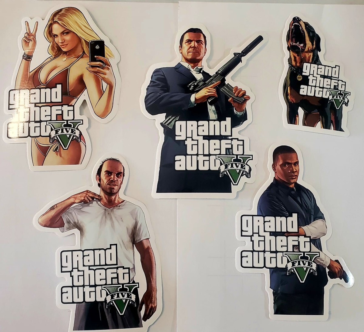 GTA V Grand Theft Auto Promo Sticker Set very Rare The Characters GTA V  USA