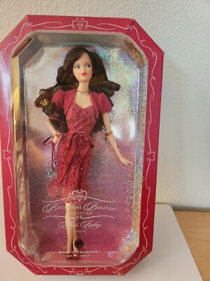 2007年バースストーン　Barbieバービー　ルビー7月　限定ヴィンテージ 2007年バースストーンBarbieバービールビー7月限定ヴィンテージ