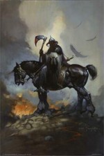 Death Dealer By: Frank Frazetta Poster 24in x 36in