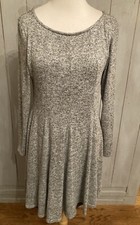 Dolan Left Coast Collection Swing Grey Dress Anthropologie Sz-Small Soft Knit
