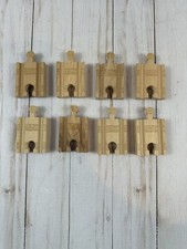 Thomas and friends wooden railway train track, Lot Of 8, 2 in Straight Track