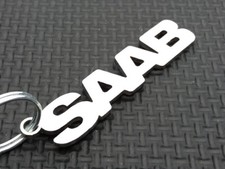 Keyring For Saab 900 Cabrio 9000 Turbo Aero 9-5 9-3 Viggen 93 95 Badge Keychain