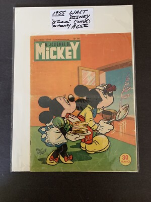 mickey magazine 1955年製 WALT DISNEY “Le Journal De MICKEY” Magazine (1955) | eBay