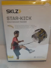 SKLZ Star-Kick Solo Soccer Trainer - Black/Yellow Fits Ball Size 3- 4- 5 