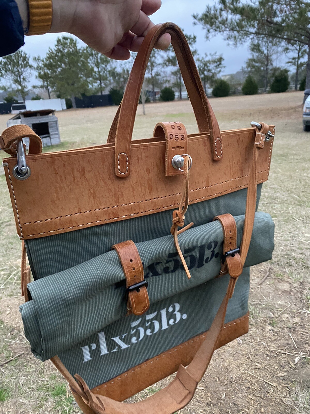 Rare Designer Rolex 5513  Bag Rlx5513 Swiss Army Canvas Submariner