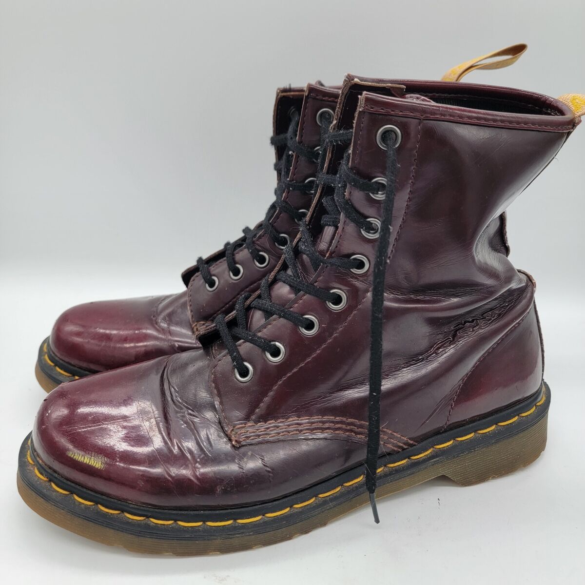 Doc Martens Vegan Jadon Cherry Max Platform boots W 7 Patent Doc Martens Vegan Jadon Cherry Max Platform boots W 7 Patent