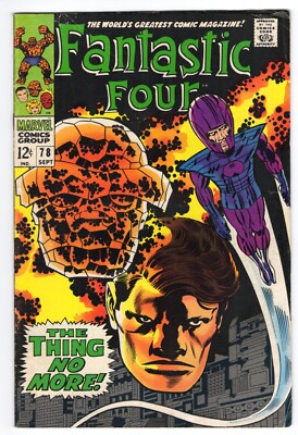 Fantastic Four #78 - 1968 - Wizard - Marvel - Kirby - G/VG