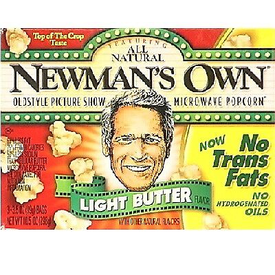 Newman's Own Old Style Picture Show Microwave Popcorn Light Butter 3 EA