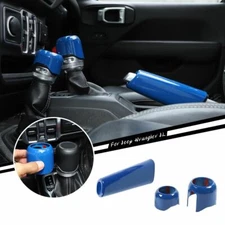 Handbrake Brake/Gear Shift 4WD Knob Trim Accessories for Jeep Wrangler JL JT 18+