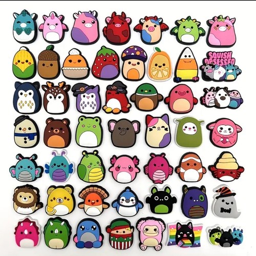 12 X Zoccoli Scarpa Squishmallow Scarpa Charms Assortiti Adatto per Crocs - Foto 3 di 8