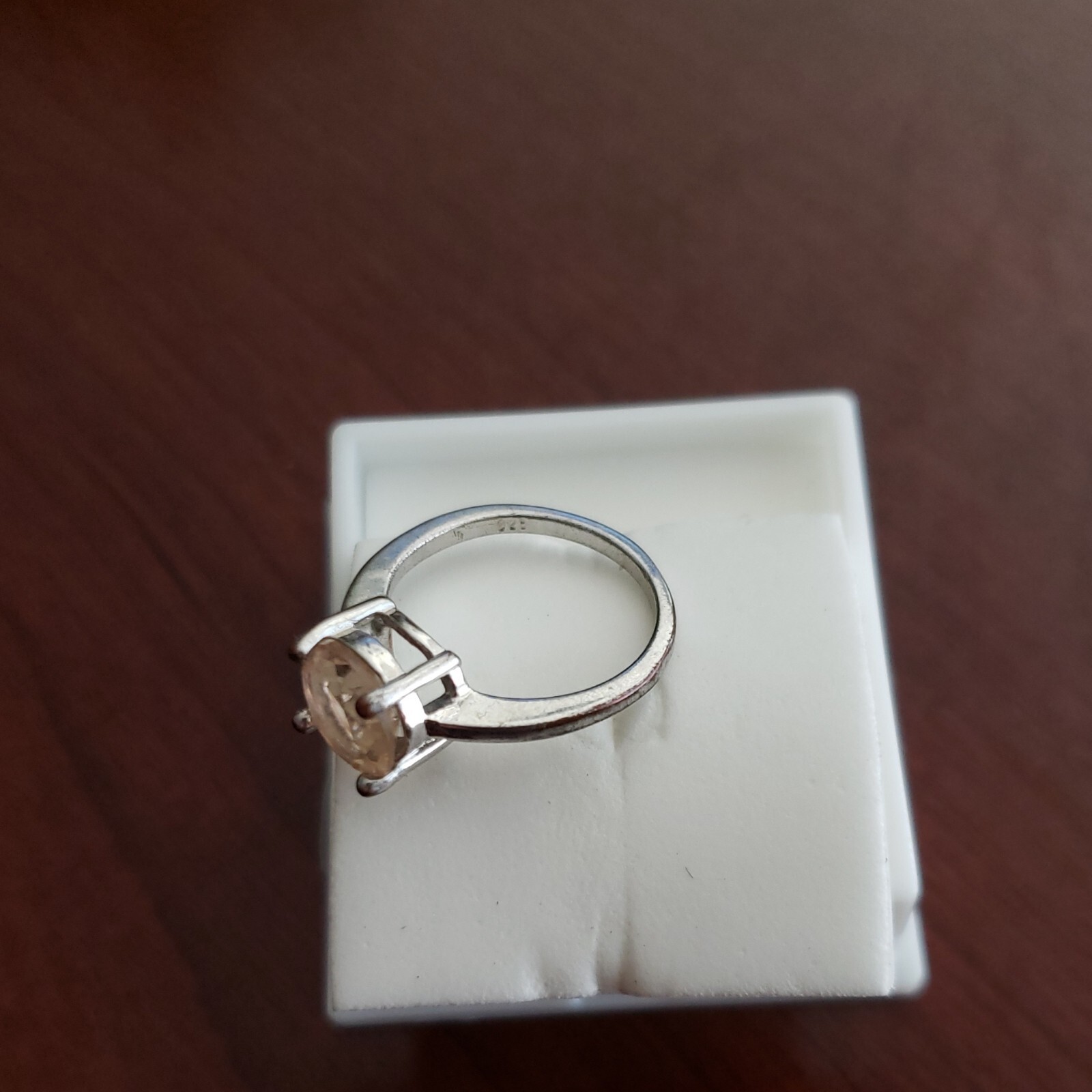 Sterling Silver  Solitaire Ring - image 5