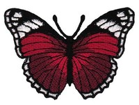 Ae42★Schmetterling AufnäHer Zum AufbüGeln Applikation BüGelbild Patch 7,5 X 5 Cm