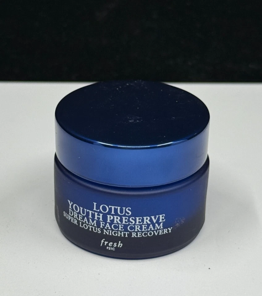 Crema facial FRESCA Lotus Youth Preserve Dream recuperación nocturna 0,5 oz nueva sin caja Foto 2 de 4