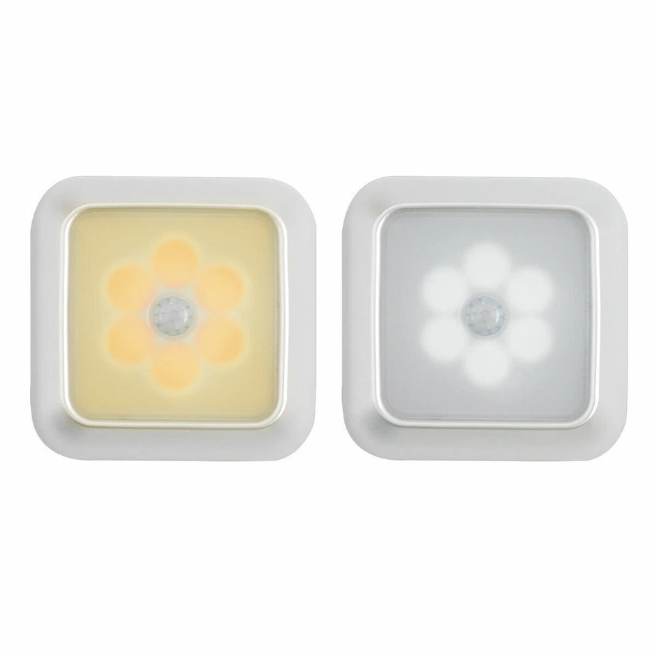 Night Light PIR Lamp 1 Pack 6 LED Stair Motion Sensor Lights Wireless Cabinet - Image 4 of 4