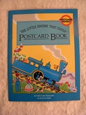 vintage The Little Engine That Could POSTCARD BOOK 1988; 32 postcards COMPLETE