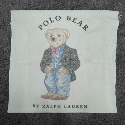 Vintage Polo Bear By Ralph Lauren Western Casual Bath Sheet Beach Towel 72  x 36