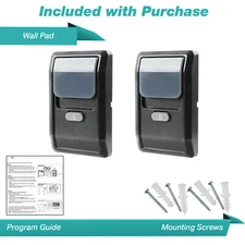 2 Garage Door Opener Remote Wall Pad Panel for Liftmaster Chamberlain 882LMW
