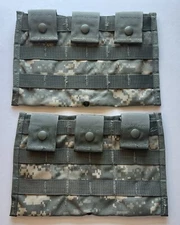 2x Triple Mag Pouch Molle II Three Magazine, UCP, US Military