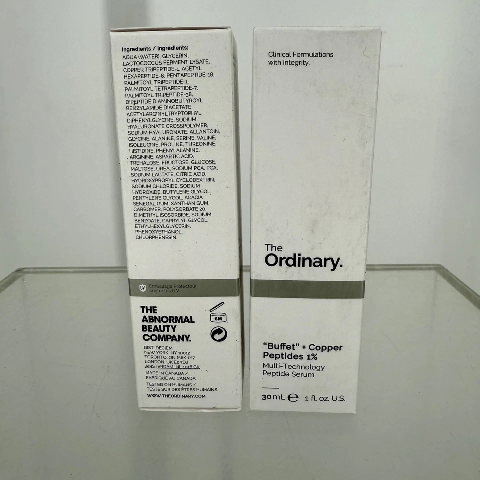 The Ordinary “Buffet + Copper Peptides 1%” Serum – 2 × 1 fl oz – Anti-Aging - Image 2 of 4