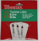 Vintage (3) Twinkle Lites The Trimmerry Replacement Christmas Bulbs From Shopko — photo 1