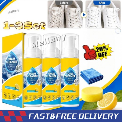 #ad 4 in 1 Multi Enzyme Foam Cleaner Deep Cleaning Spray for Car Kitchen Bathroom $32.29