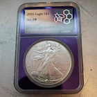 2026 American Silver Eagle 1 oz NGC MS69 - TraderBea Purple Core