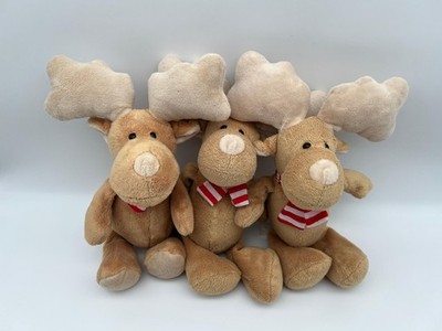 Ferrero Kinder Überraschung Plüschtier Elch Elmo  ca. 30cm - 3er Set
