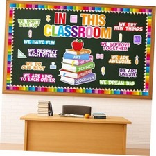 Classroom Bulletin Board Decorations Inspiring Sentences In This Classroom