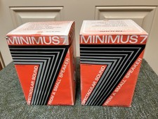 Lot Of 2 Realistic Minimus-7 Black 40W Bookshelf Speakers
