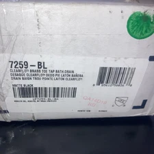 Kohler K-7259-BL Clearflo 1-1/2" Toe Tap Tub Drain Kit - with Overflow