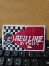 Red Line Synthetic Oil Embroidered Patch