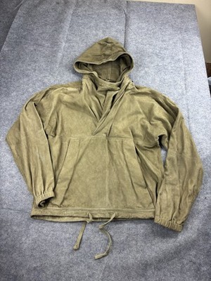 VTG TANNERY WEST Men s S Korea Hoodie Suede Avant-Garde Utility Heritage VTG
