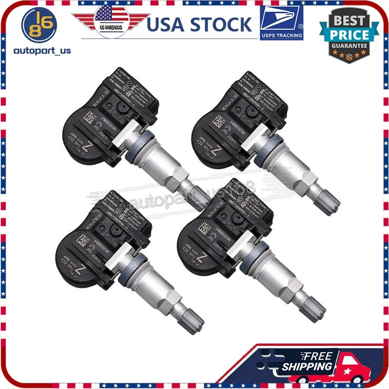 (4) Sensores TPMS 433 MHz para Nissan Murano Máxima 3,5 L 40700-3JA0A 40700-3JA0B Foto 4 de 4