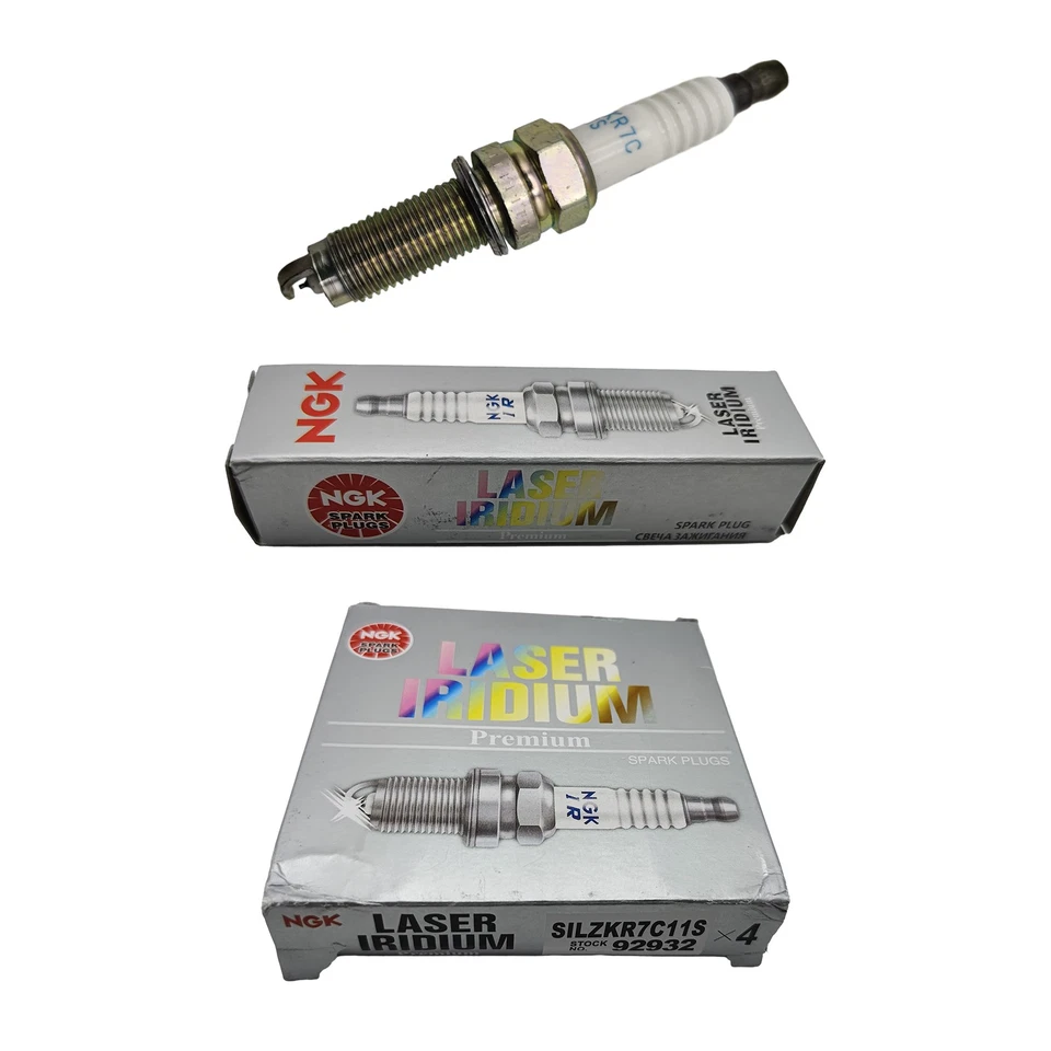 4x ISpark Plugs SILZKR7C11S 92932 12290-R1A-H01 For Honda Accord CR-V 2.0 - Image 4 of 4