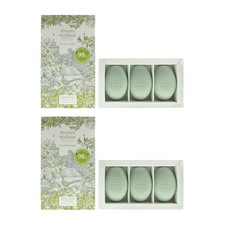 Image of Woods Of Windsor Lily Of The Valley Luxury Soap 3 x 60g x 2